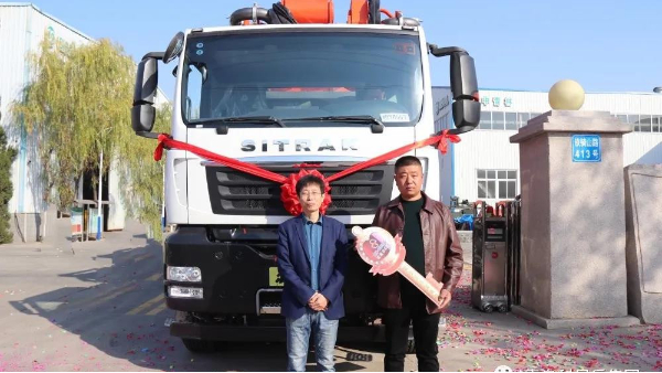 再下一“城”！科尼樂67米泵車刷新膠州市場新標(biāo)桿！